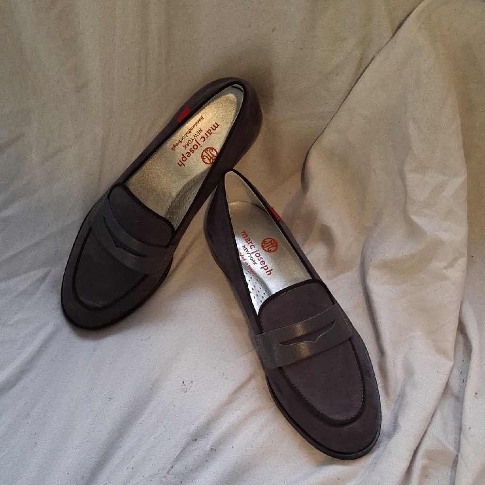 Marc Joseph Chocolate Brown Women's Loafers